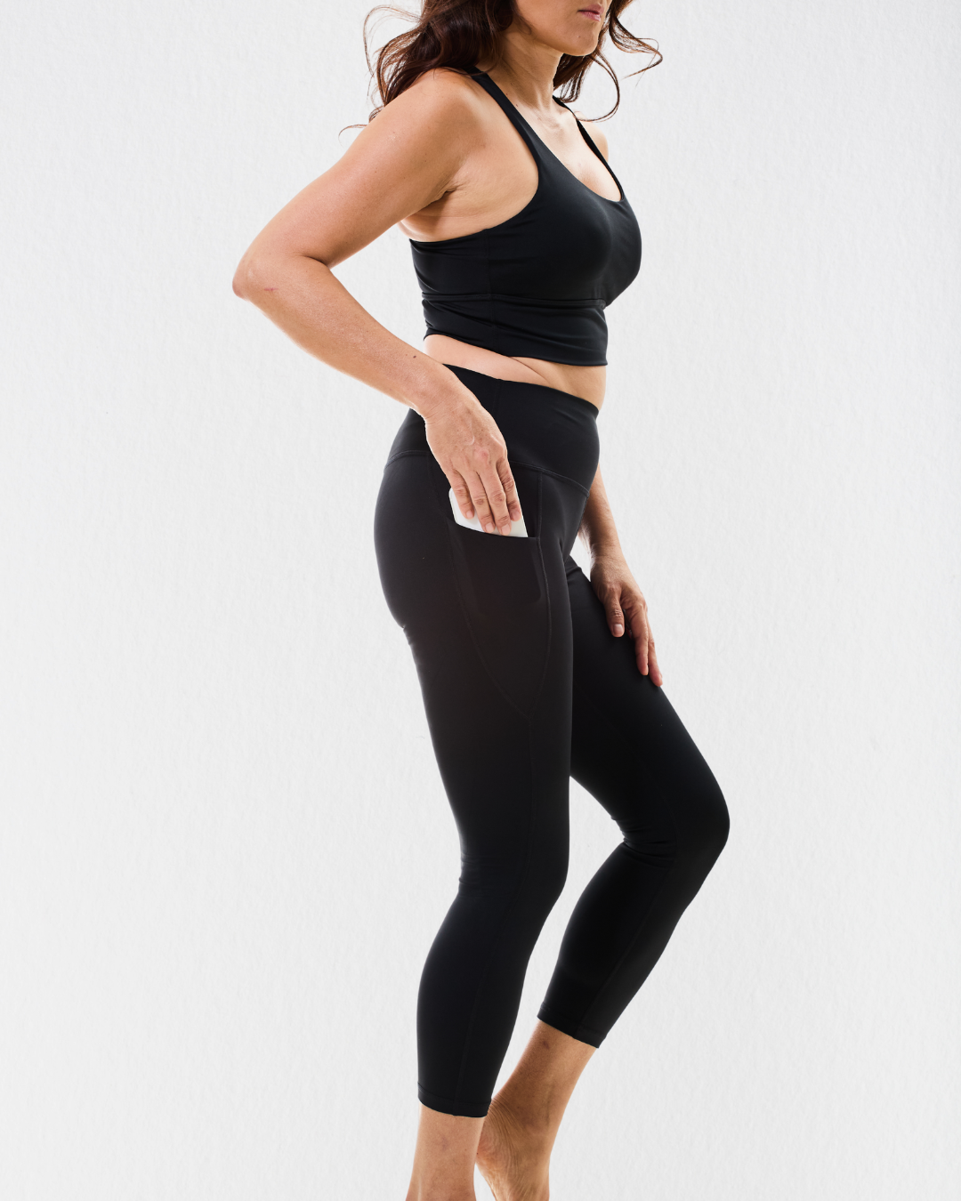 Pocket Leggings 24" in Eclipse