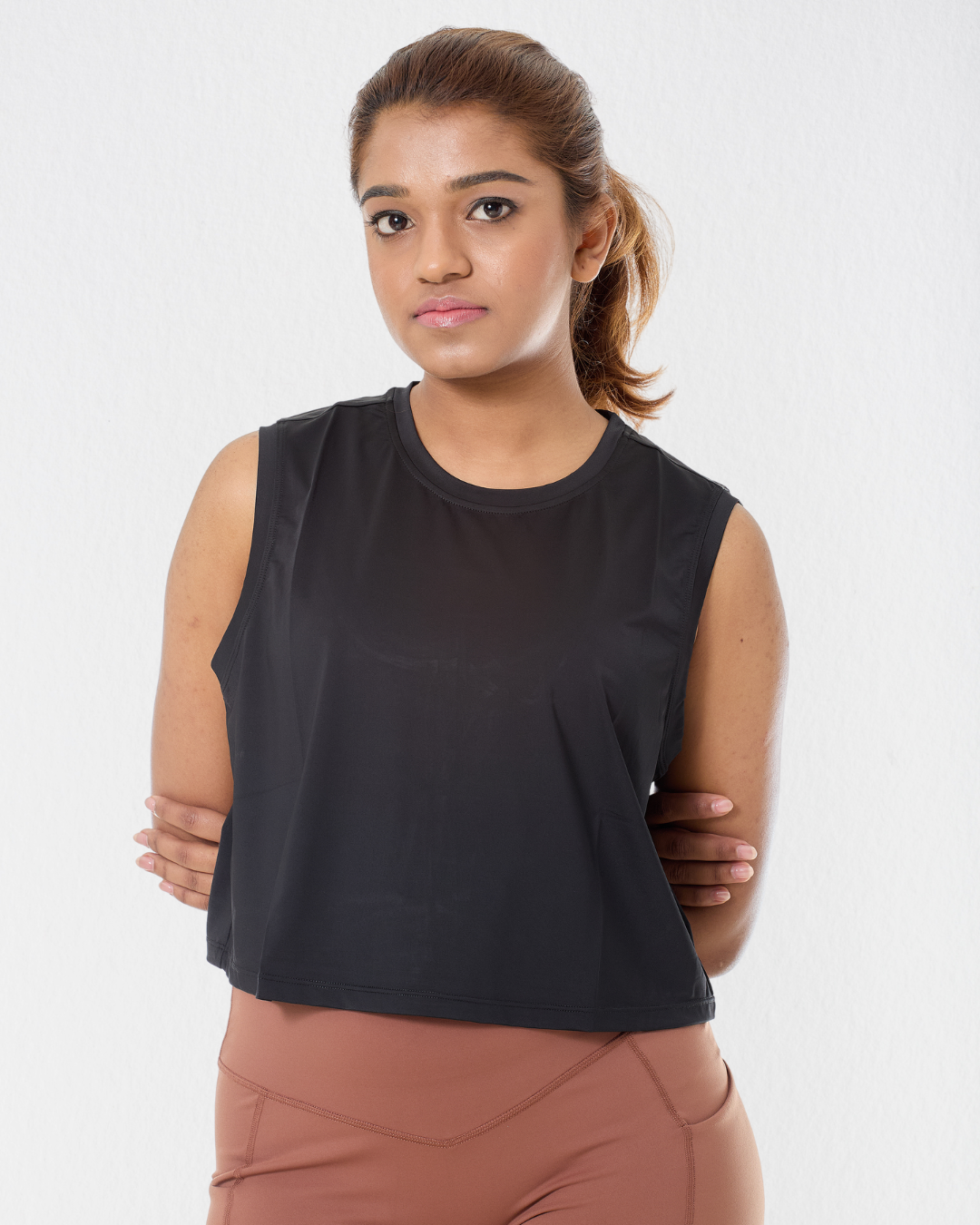 Sleeveless Tank Top in Eclipse