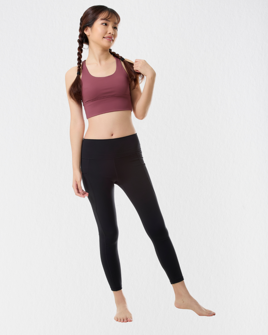 Pocket Leggings 24" in Eclipse