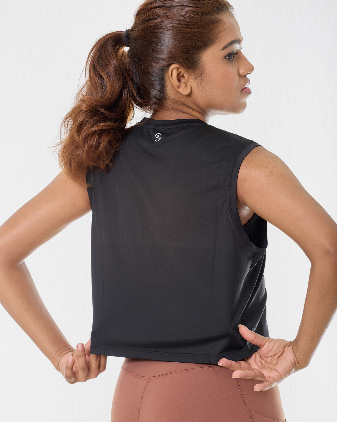 Sleeveless Tank Top in Eclipse