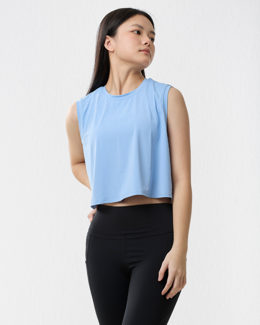 Essential Tank Top in Celeste