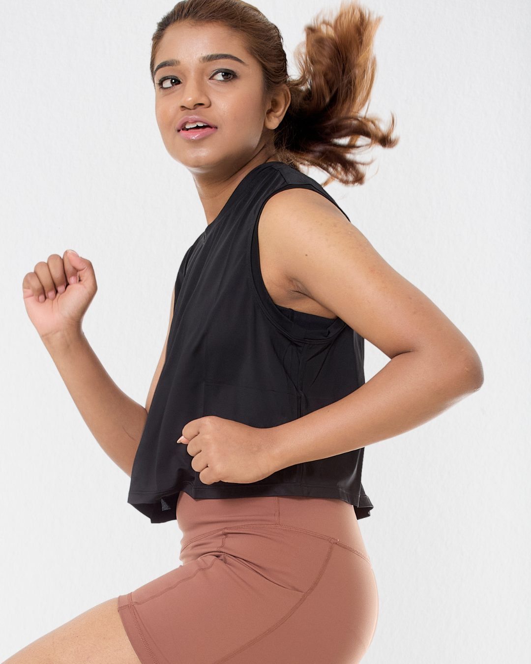 Sleeveless Tank Top in Eclipse