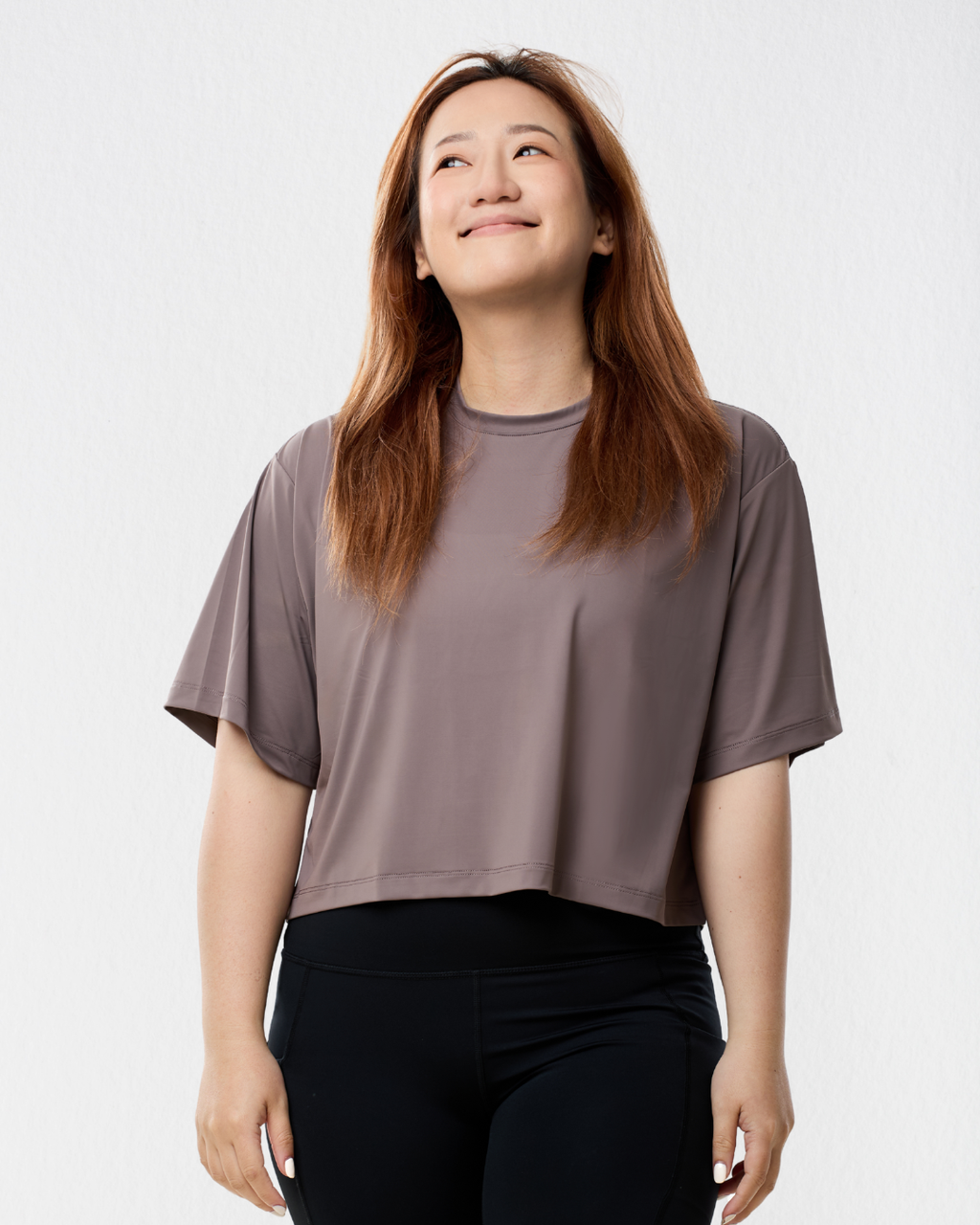 Essential Crop Tee in Nimbus