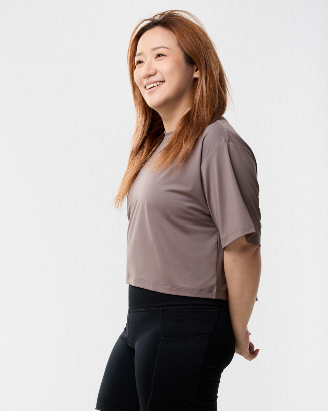 Essential Crop Tee in Nimbus
