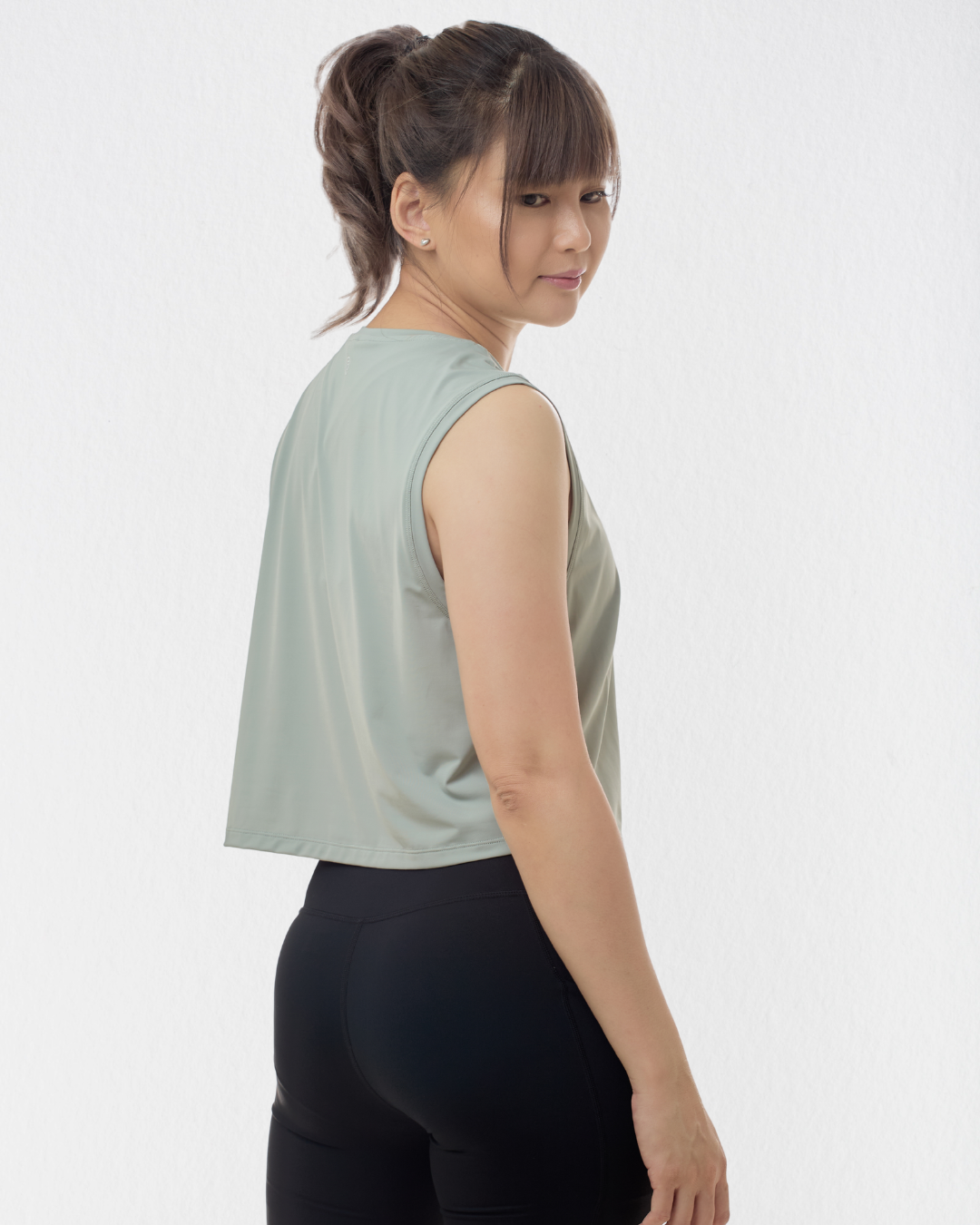 Essential Tank Top in Dusty Sage