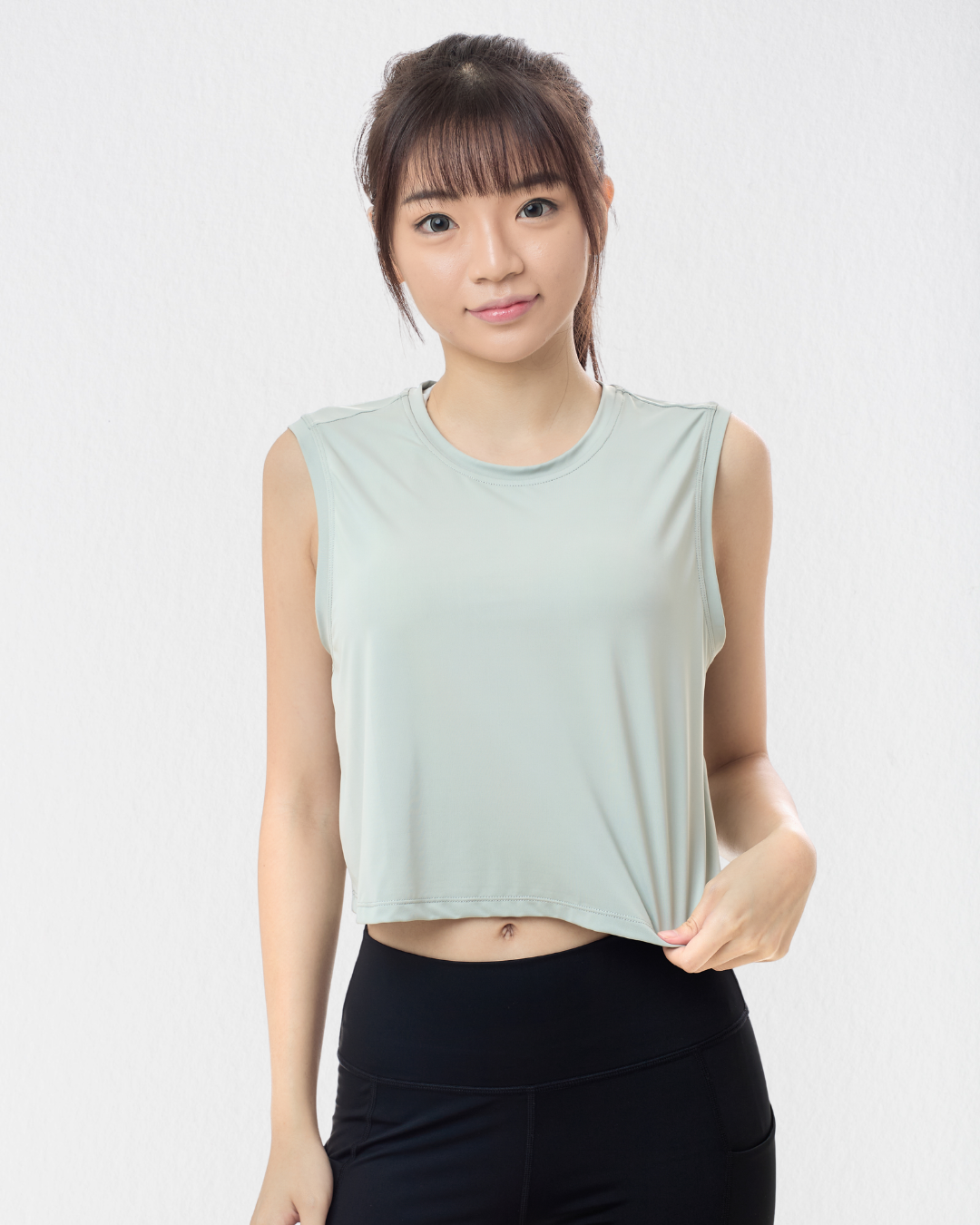 Essential Tank Top in Dusty Sage