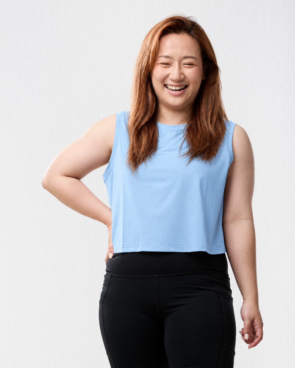 Essential Tank Top in Celeste