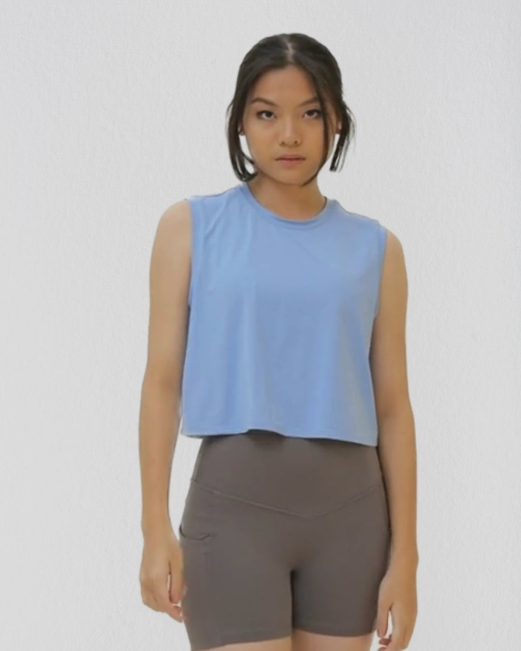Essential Tank Top in Celeste