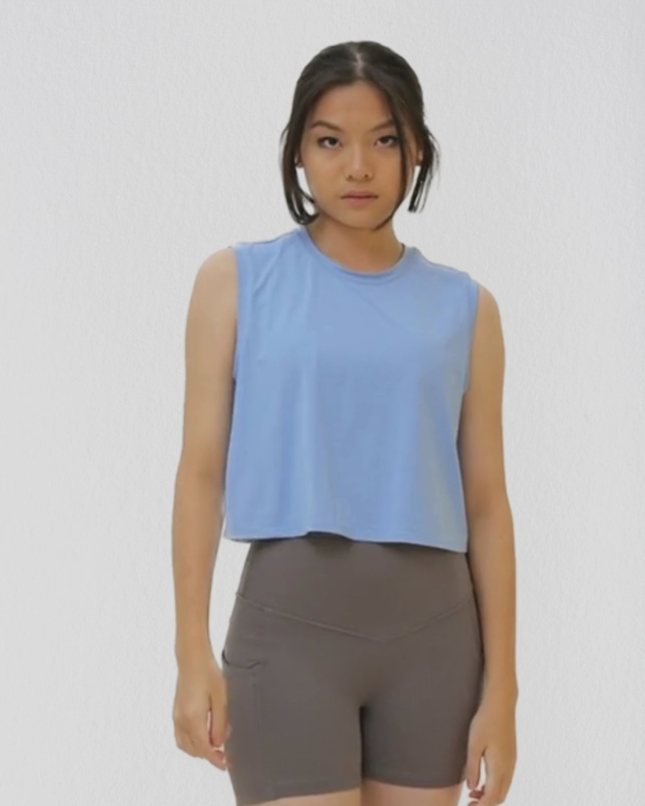 Essential Tank Top in Celeste